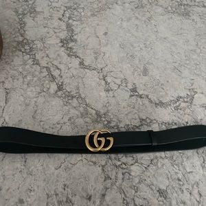 Black Gucci Belt